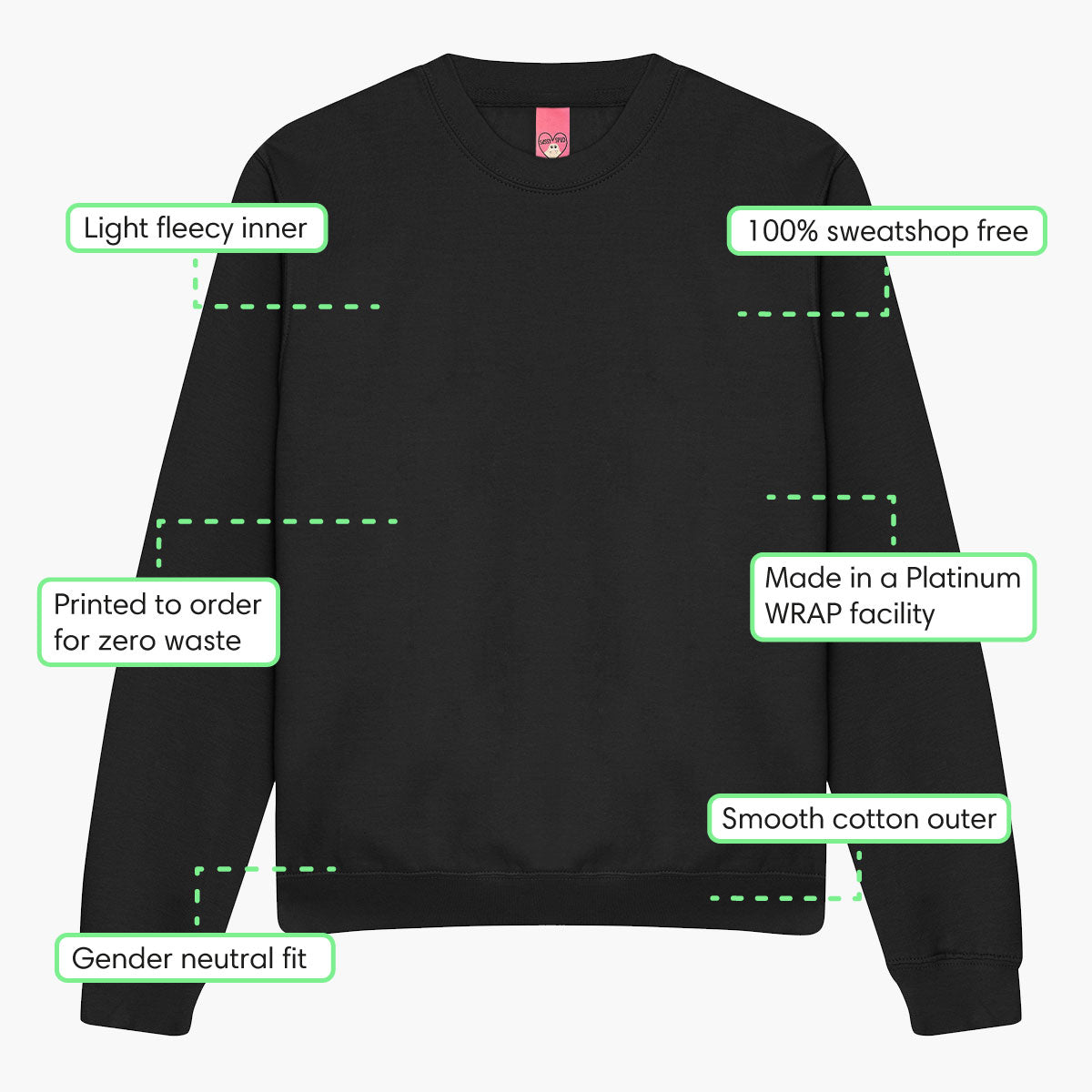 Cozy Snail Print Sweatshirt - Unisex Fit