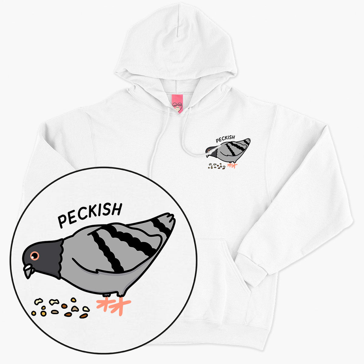Cosy Cotton Hoodie for Unisex | Cute Print Detail