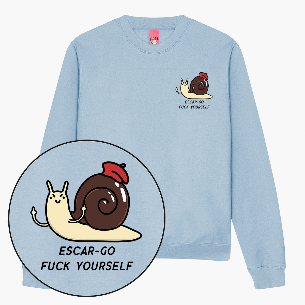 Printed Snail Graphic Sweatshirt for Comfort and Style