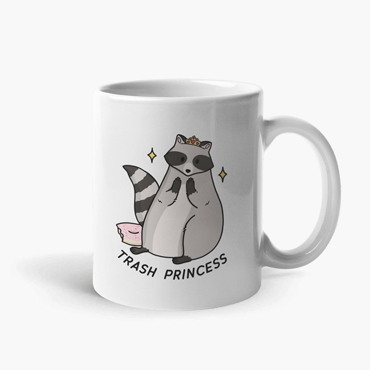Funny Trash Printed Coffee Mug - 11oz White Ceramic