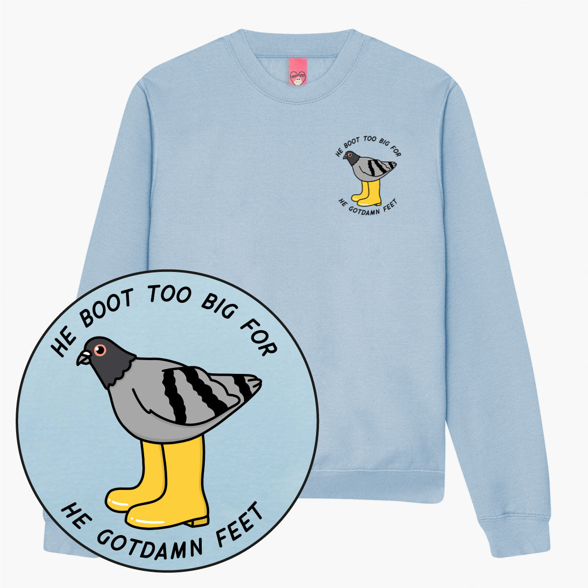 Cosy Printed Sweatshirt - Unisex Fit & Cute Print Detail
