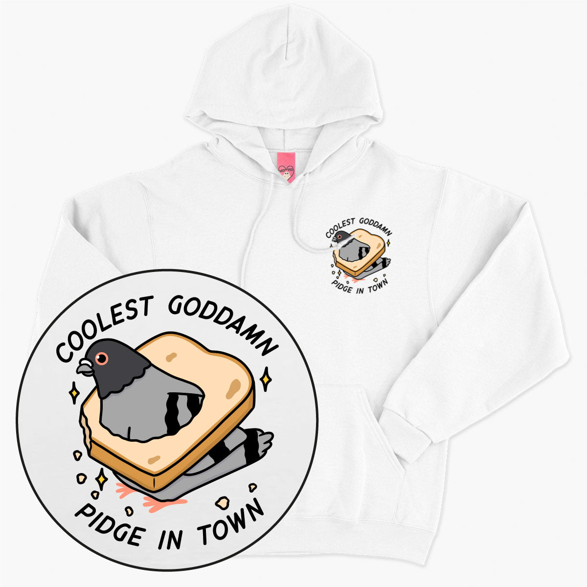 Cozy Print Unisex Hoodie - Variety of Colors and Sizes