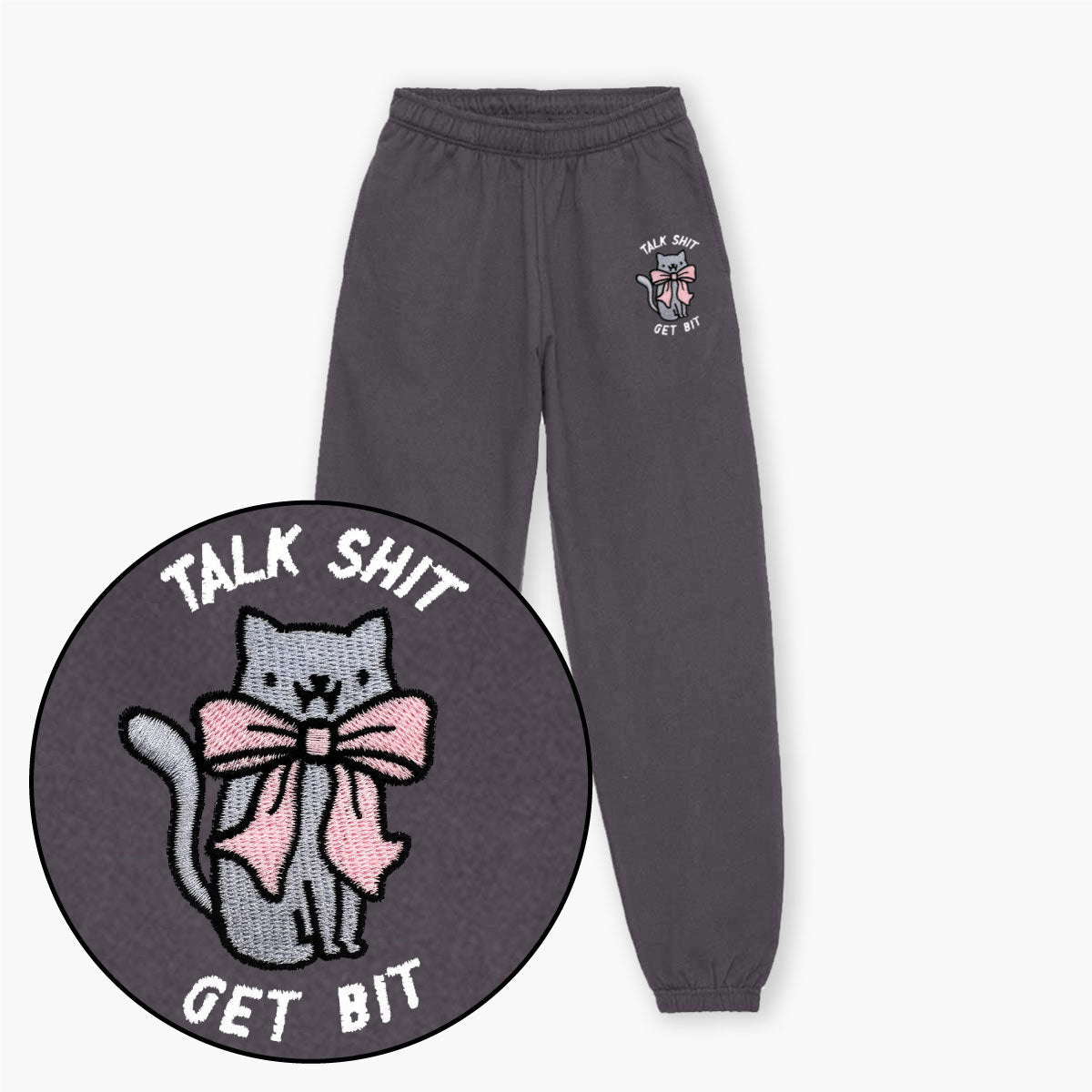 Embroidered Joggers with Cute Detailing | Unisex Fit