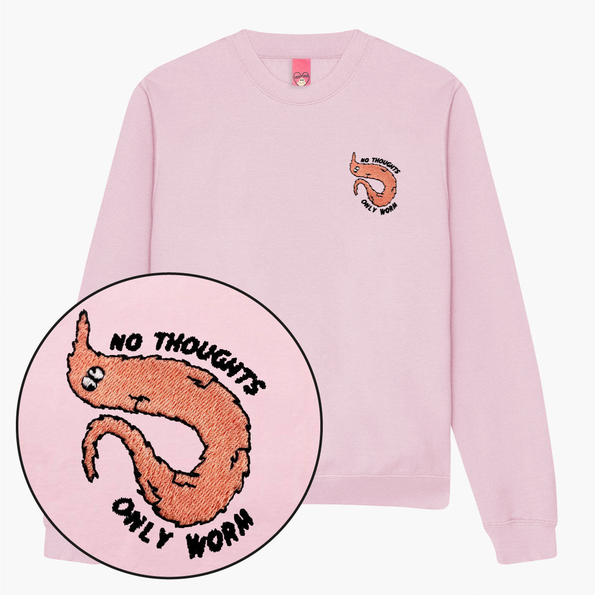 Embroidered Worm Sweatshirt | Unisex Cosy Jumper