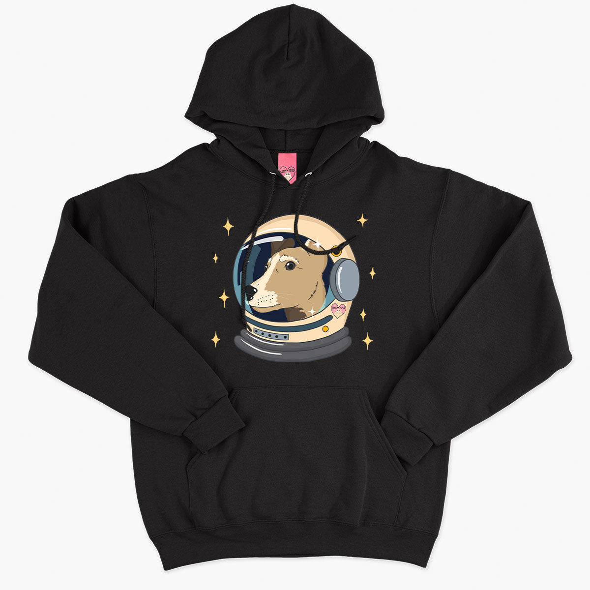 Cosy Space Dog Printed Unisex Hoodie
