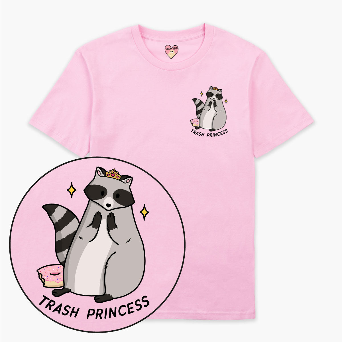 Organic Cotton Sassy Spud Unisex T-Shirt - Eco-Friendly Print
