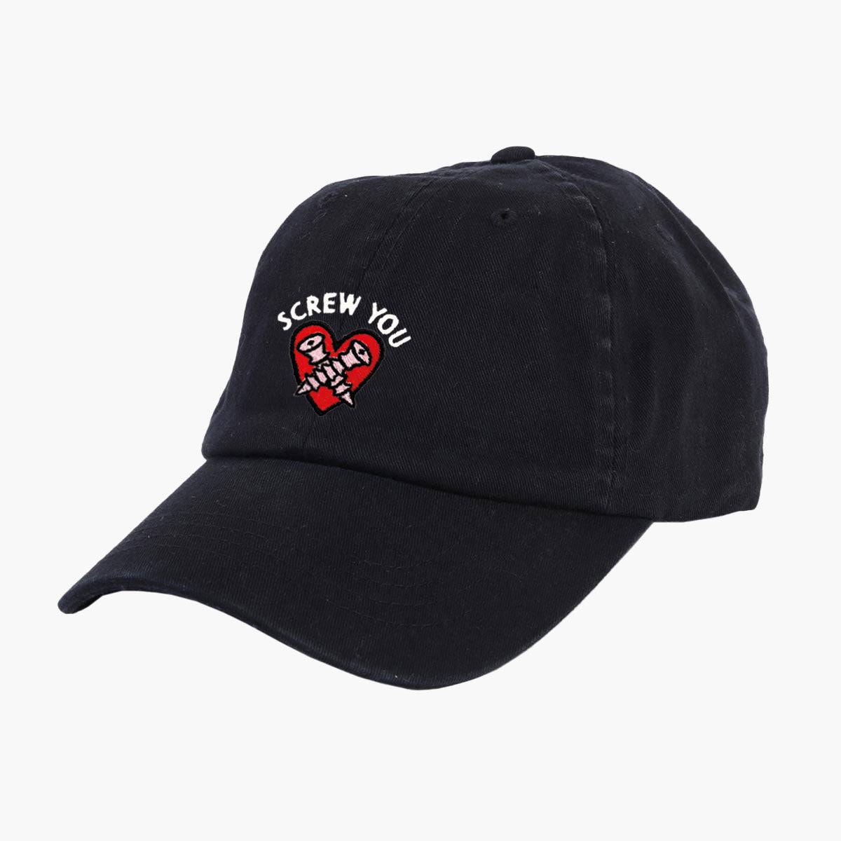 Embroidered Cotton Mom Cap in 5 Stylish Colors