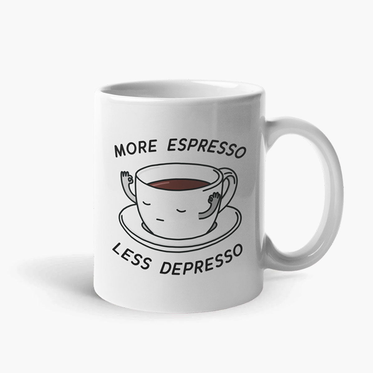 Funny Quote White Ceramic Coffee Mug - Unique Sassy Design