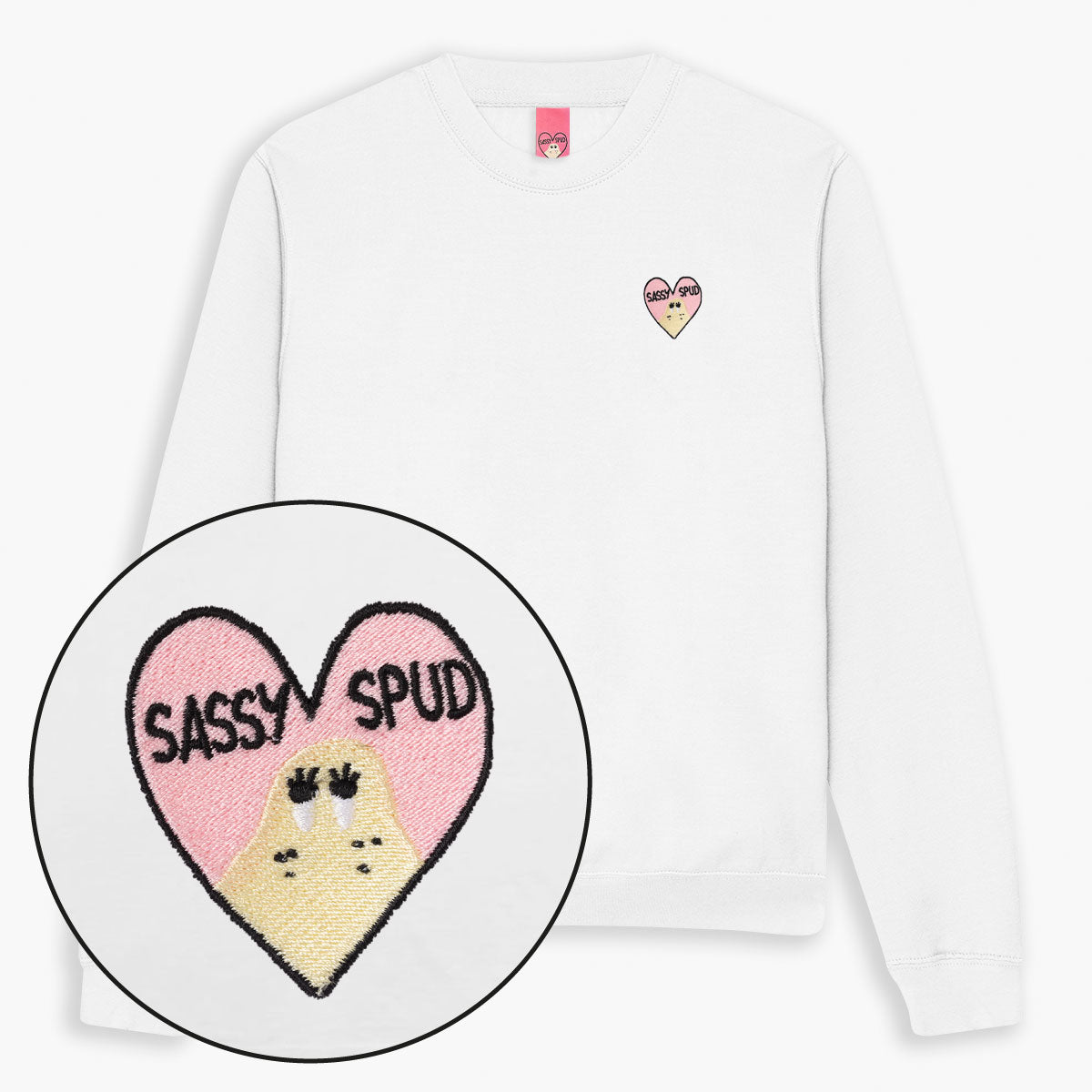 Embroidered Unisex Sweatshirt for Ethical Fashionistas