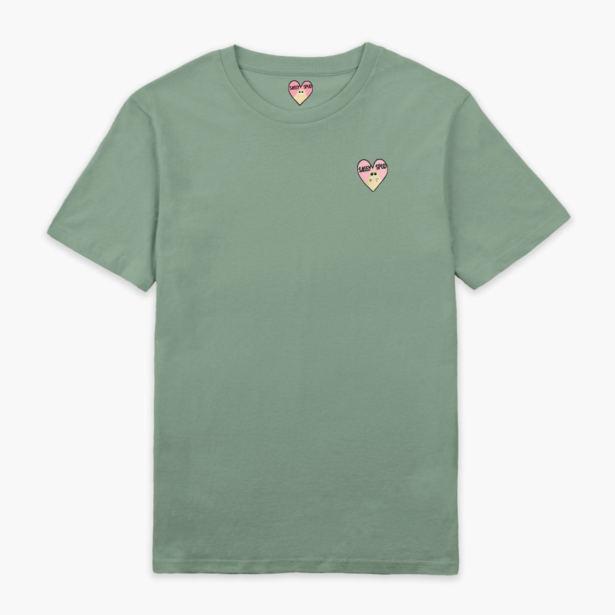 Embroidered Organic Cotton T-Shirt for Unisex