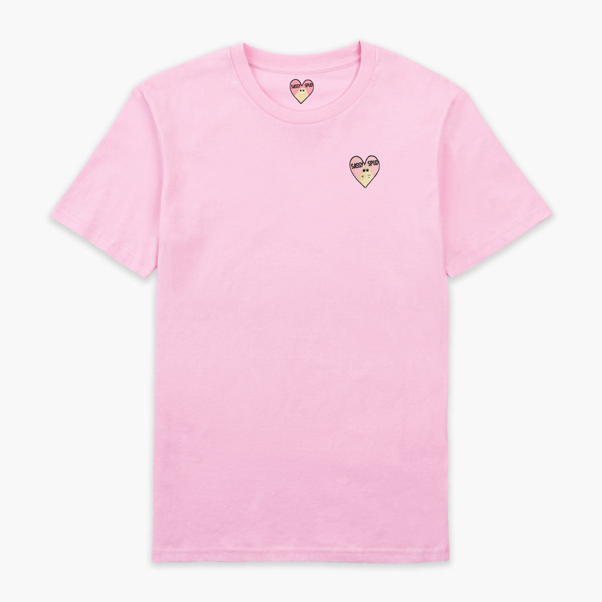 Organic Cotton Embroidered Unisex T-Shirt | Sassy Spud