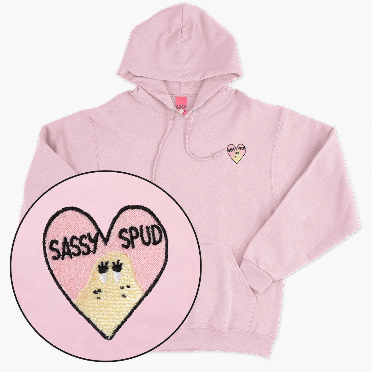 Embroidered Unisex Hoodie - Premium Cotton with Soft Fleece