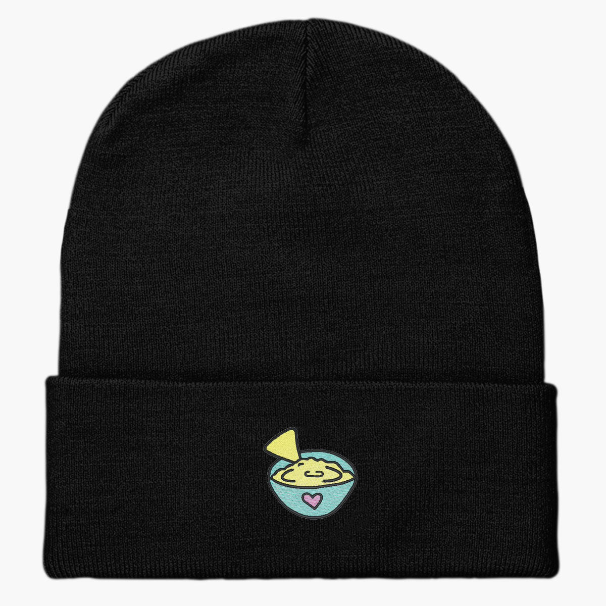 Embroidered Beanie Hat with Spread Love Message