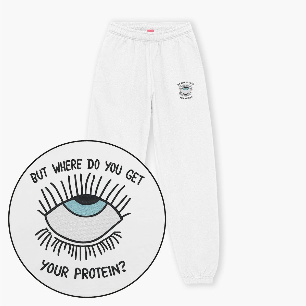 Cozy Embroidered Joggers - Unisex Comfort Pants