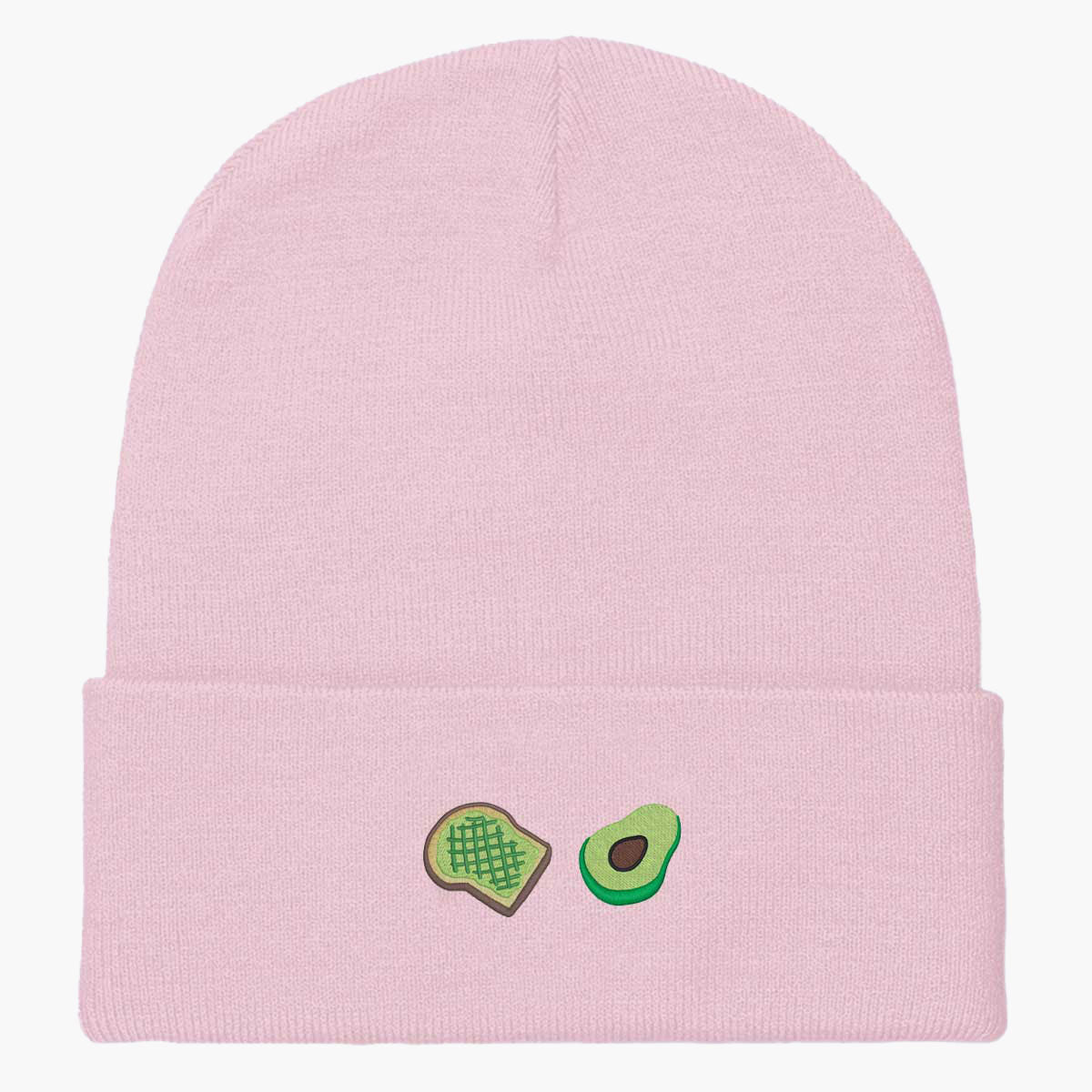 Embroidered Avocado Toast Beanie - Premium Quality Winter Hat