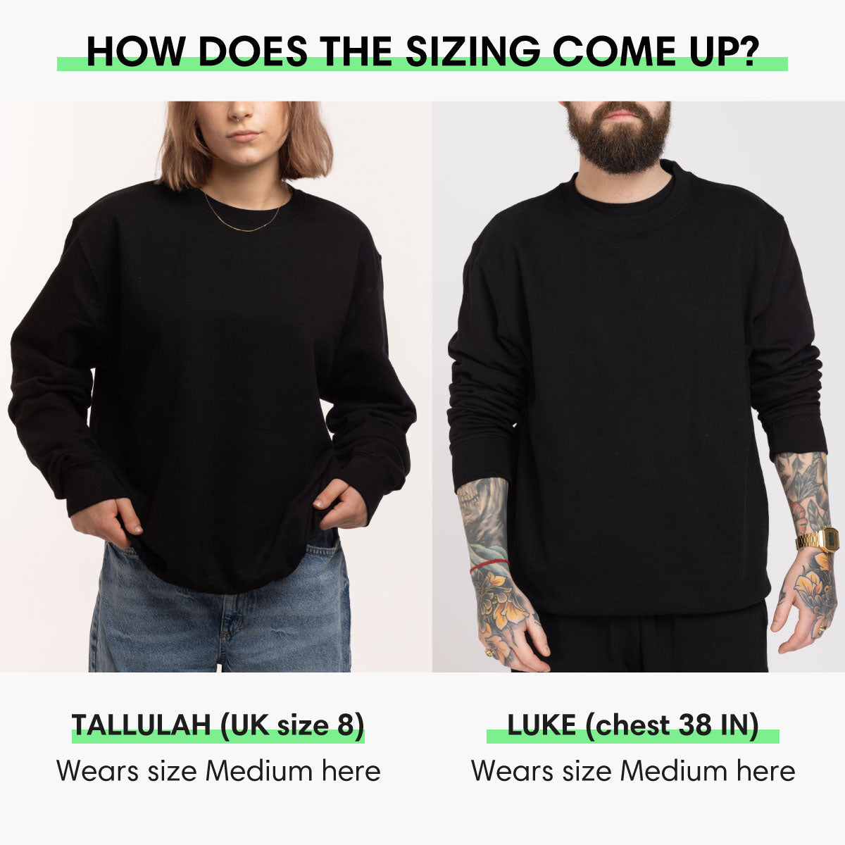 Embroidered Unisex Sweatshirt | Premium Cosy Eco-Friendly JH030