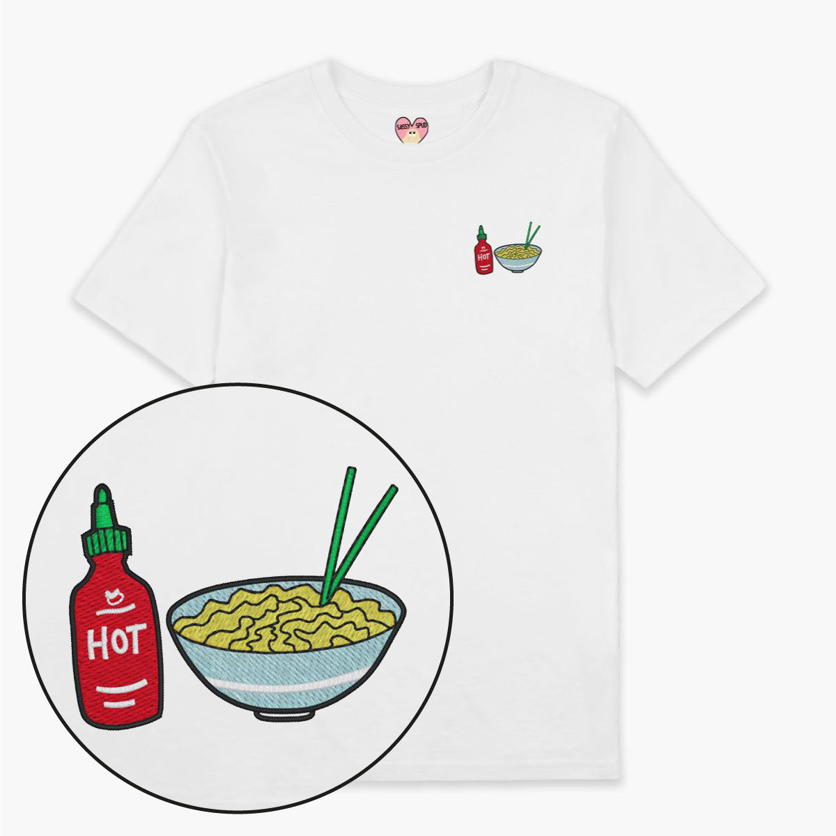 Embroidered Organic Cotton T-Shirt - Unisex Fit