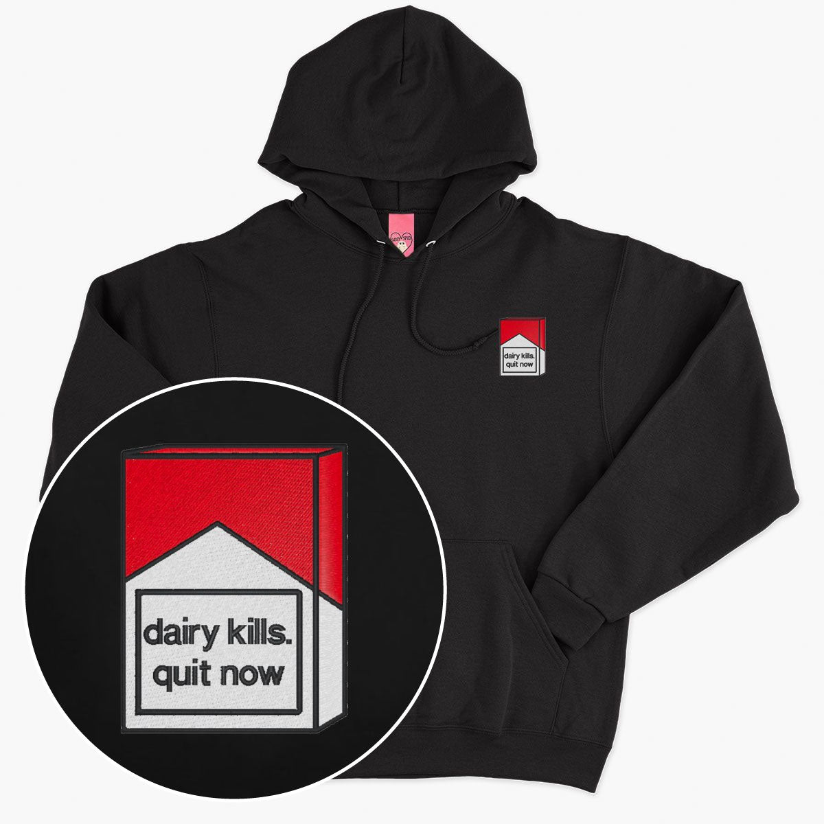 Embroidered Unisex Hoodie - Premium Quality Cotton