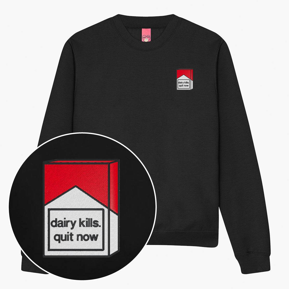 Embroidered Unisex Sweatshirt with Cute Detailing
