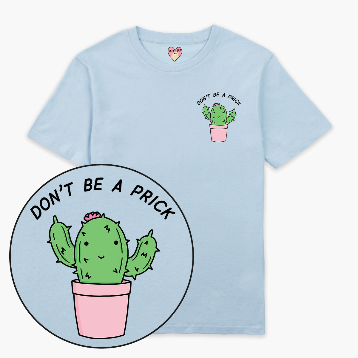Organic Cotton Unisex T-Shirt - Unique Blue, White, Black, Pink, Green Options