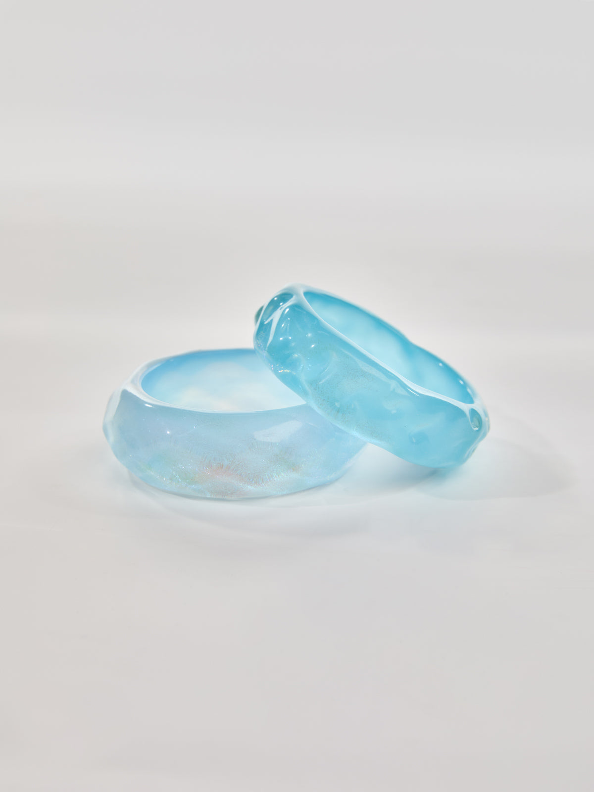 Chunky Blue Resin Bracelet for Women - Premium Fashion Accessory