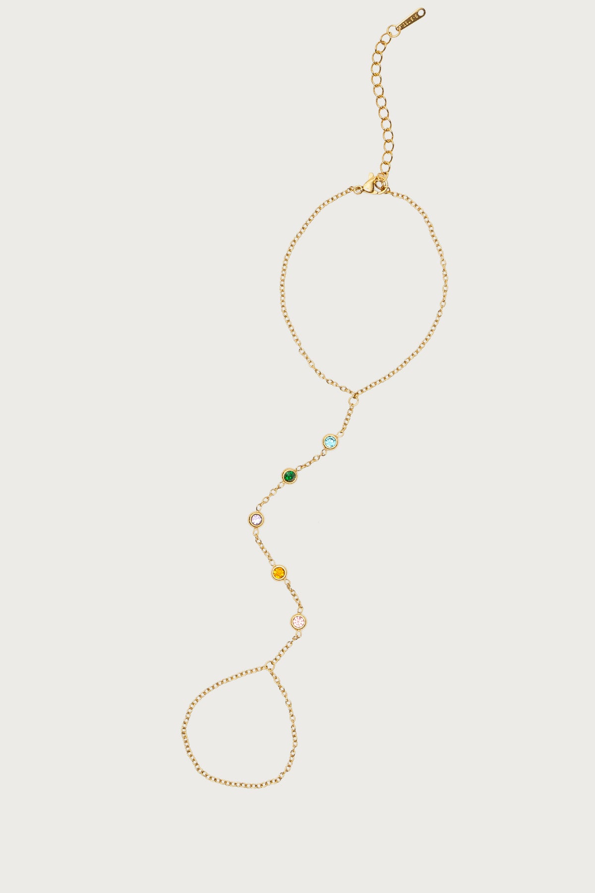 Charm Multicolor Bracelet for Women Gold Tone Metal