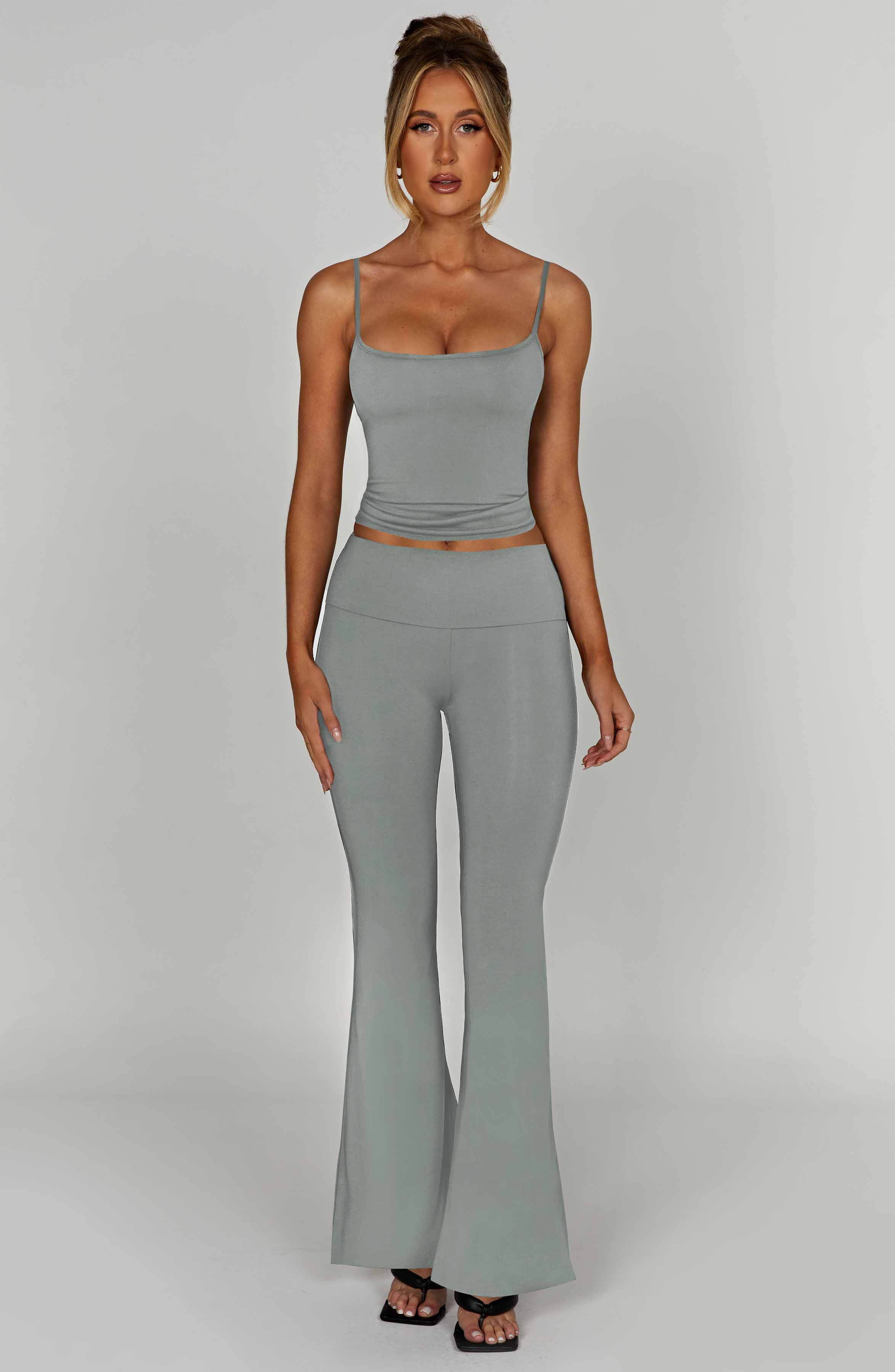 Premium Steel Yoga Pants - Comfort & Style | XS-XXL