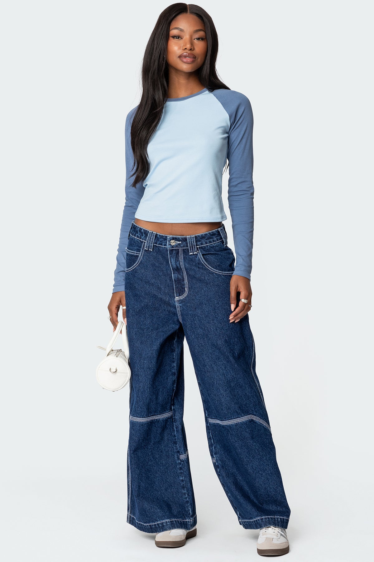 Blue Long Sleeve T-Shirt for Stylish Comfort