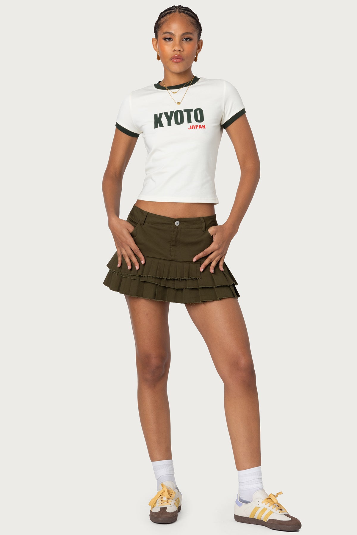 Beige Kyoto Graphic T-Shirt