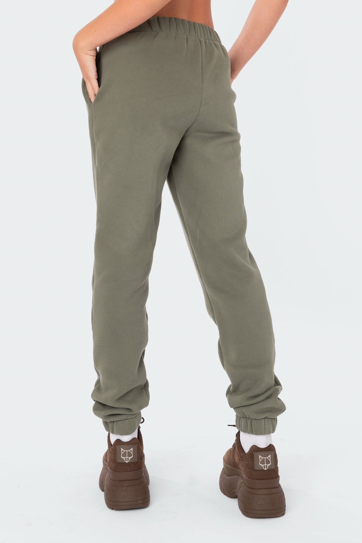 Cozy Olive Jogger Sweatpants for Women