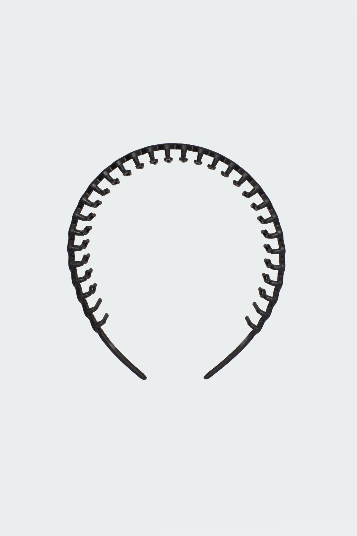 Black Curly Headband - Y2K Design Hair Accessory