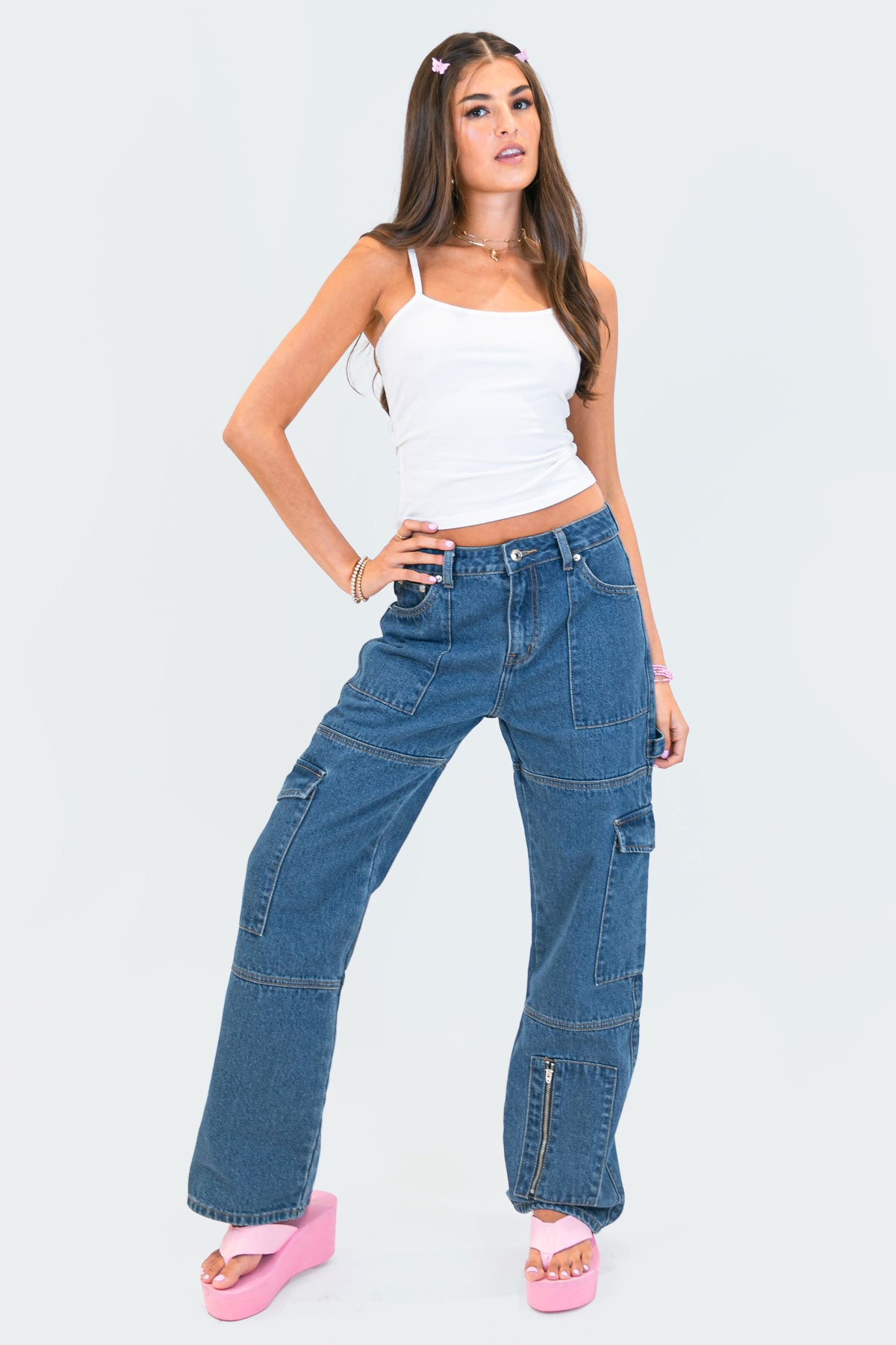 Comfort Stretch Loungewear Tank Top in White
