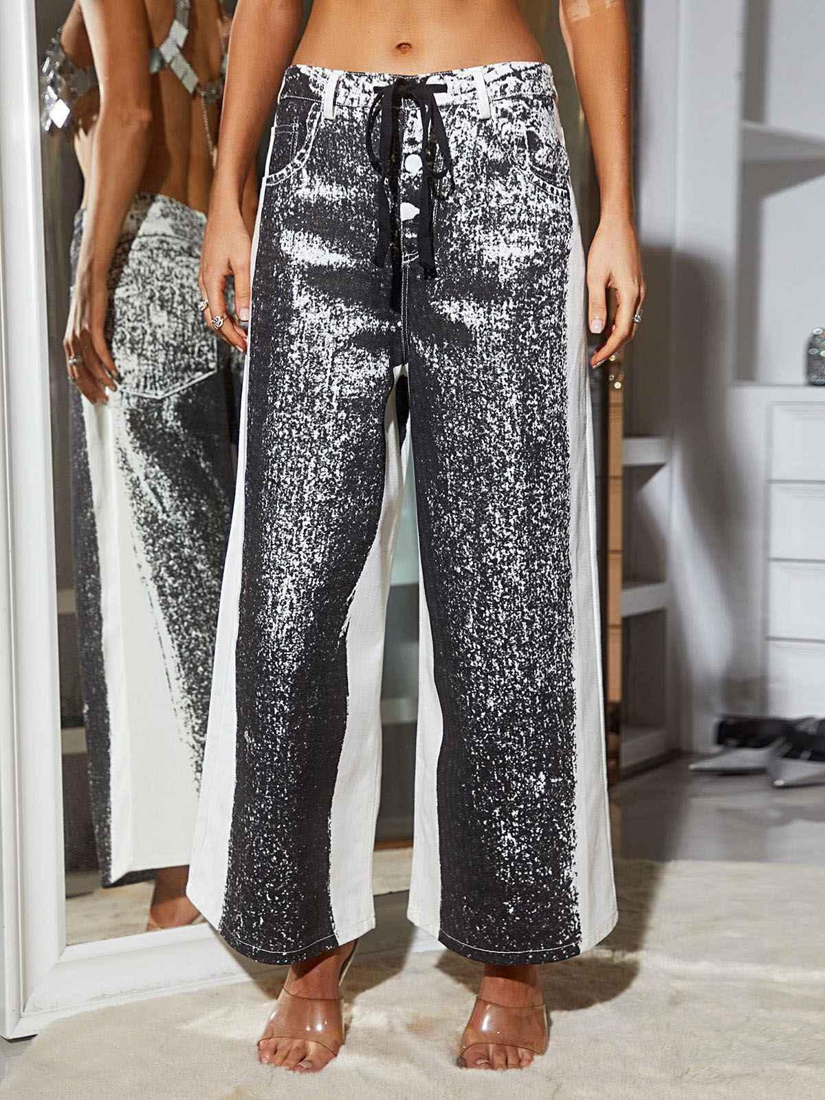Black Denim Pants for Women - Classic Style for Any Occasion