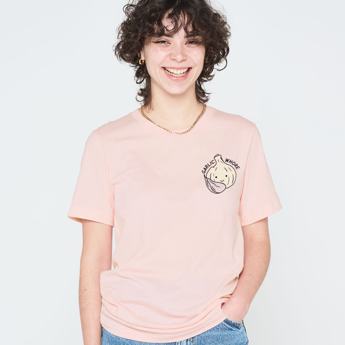 Sassy Spud Organic Cotton Unisex Garlic Print Tee