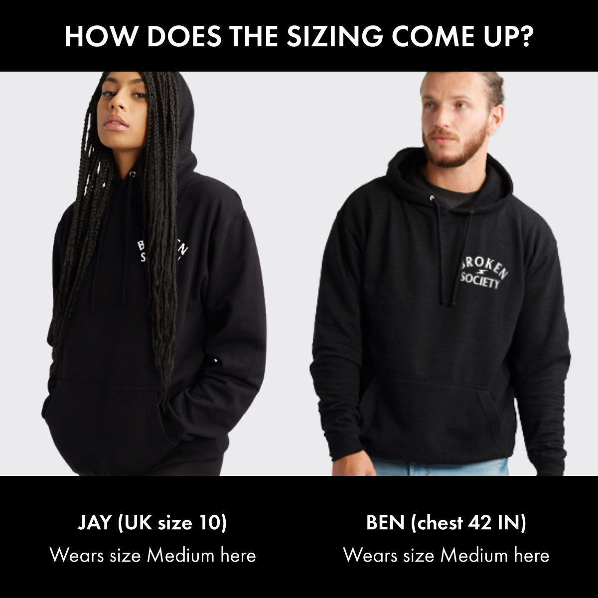 Tattoo Print Hoodie in Black & White - Premium Quality Unisex Wear