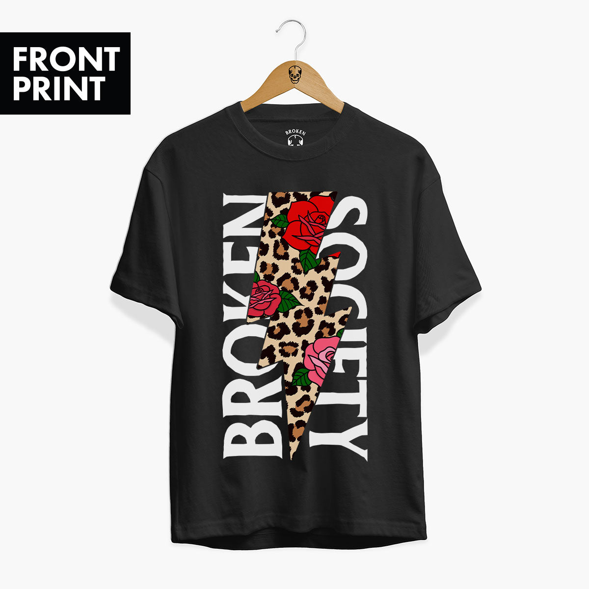 Animal Print Short Sleeve T-Shirt - Premium Floral Design (Unisex)