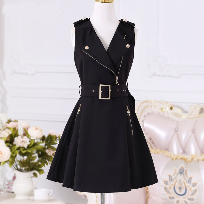 Classic Black Cotton Womens Dress - Stylish & Comfortable