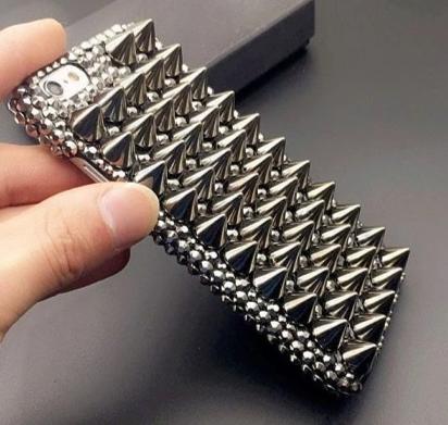 Studded Phone Case for iPhone - Spiked Style