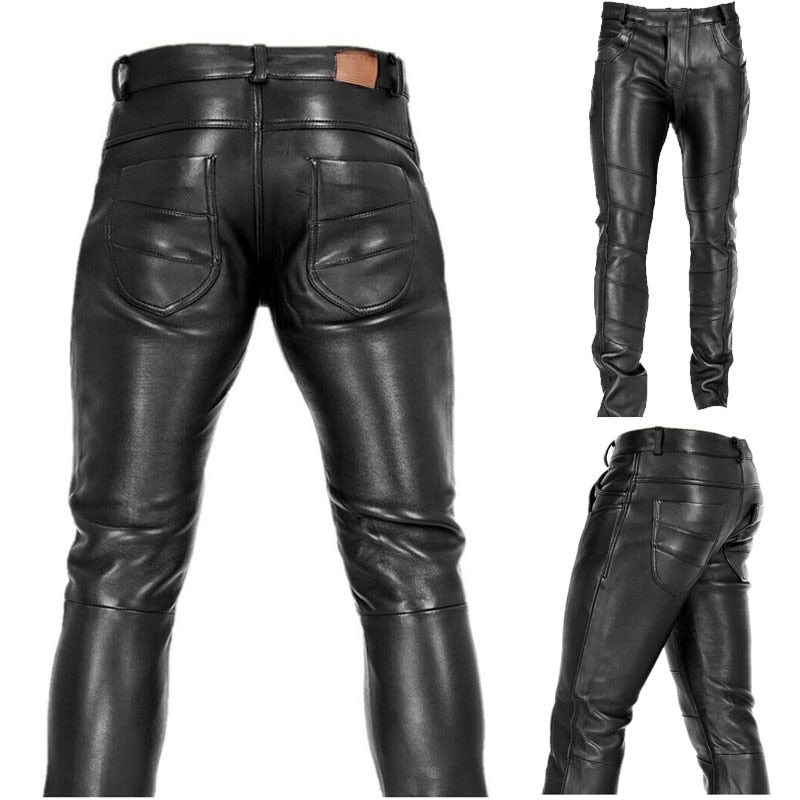 Premium Leather Blend Mens Pants - Limited Edition