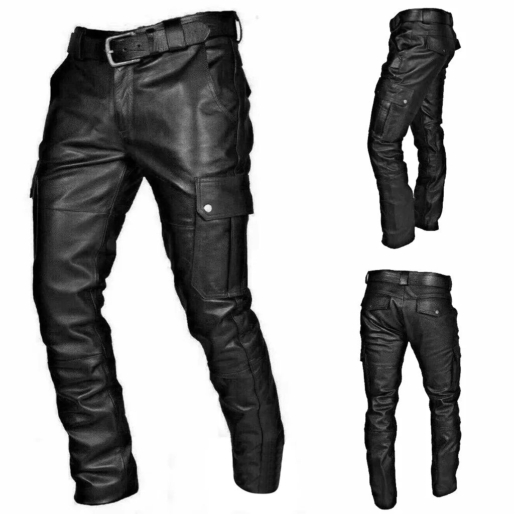 Diverse Black Leather Pants for Men