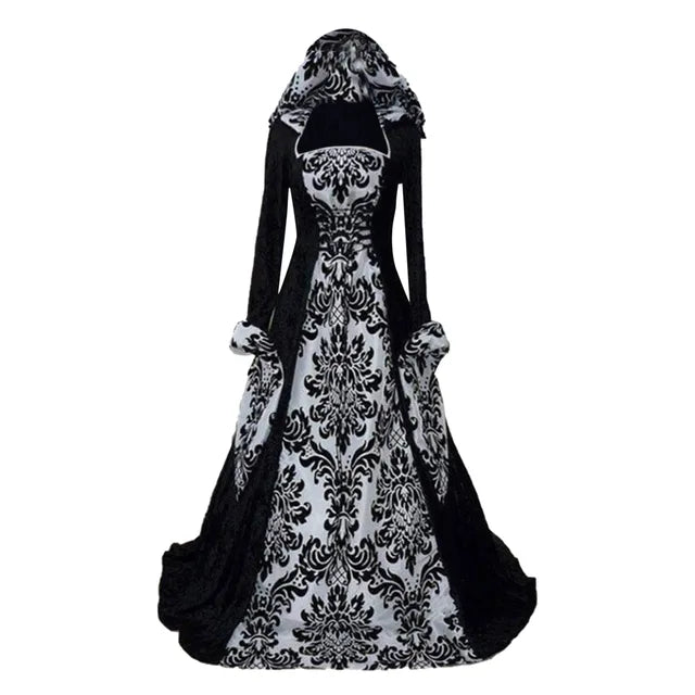 Womens Renaissance Cotton Polyester Blend Dress