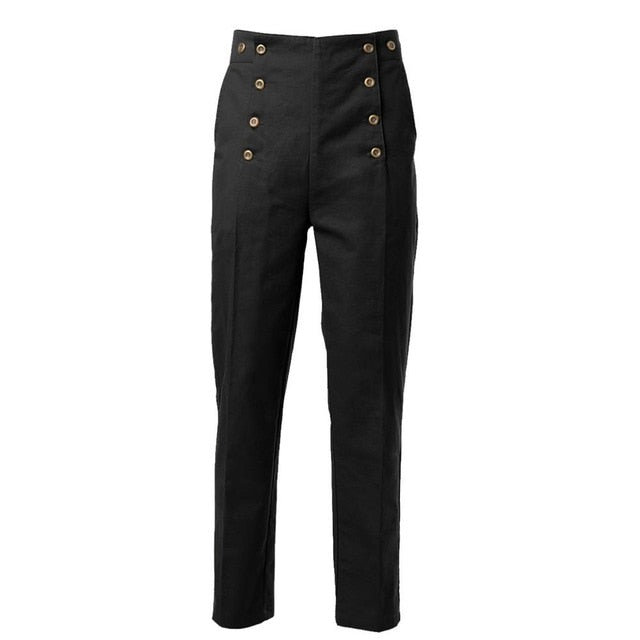 Vintage Style Cotton Twill Mens Trousers