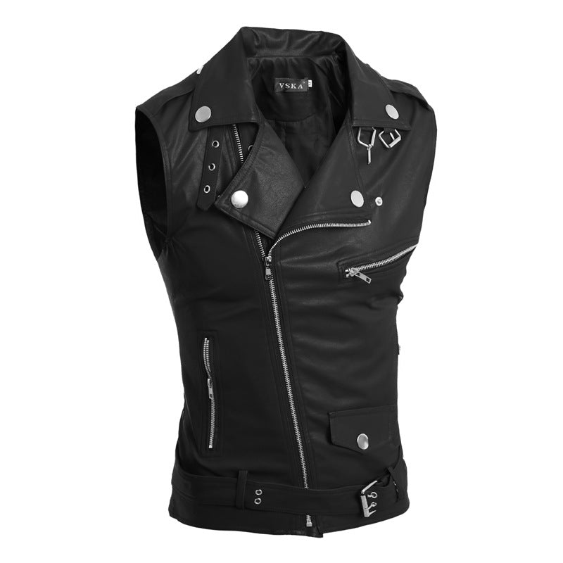 Premium PU Leather Mens Vest - Limited Edition