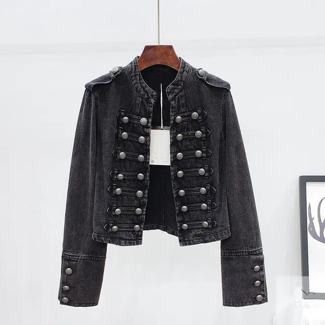 Womens Denim Jacket in Classic Vintage Style
