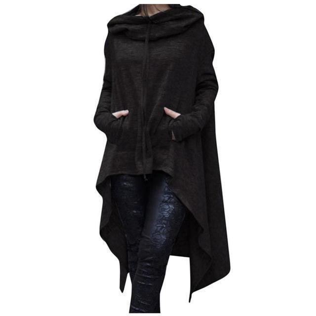 Womens Premium Cotton Blend Hooded Sweatshirt