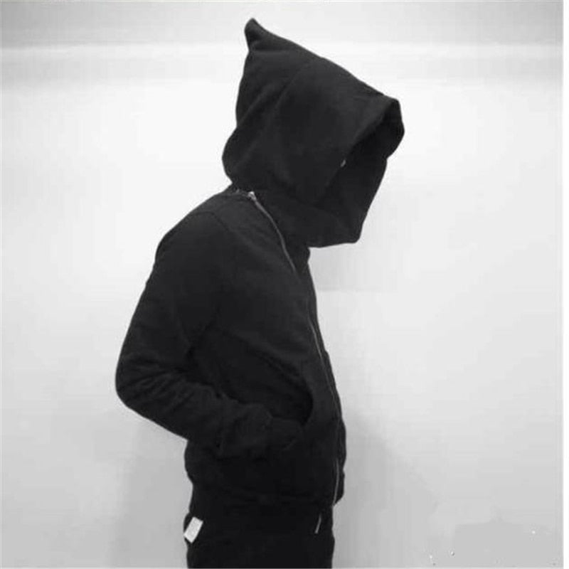 Gothic Zipper Premium Cotton Blend Hoodie - Limited Edition