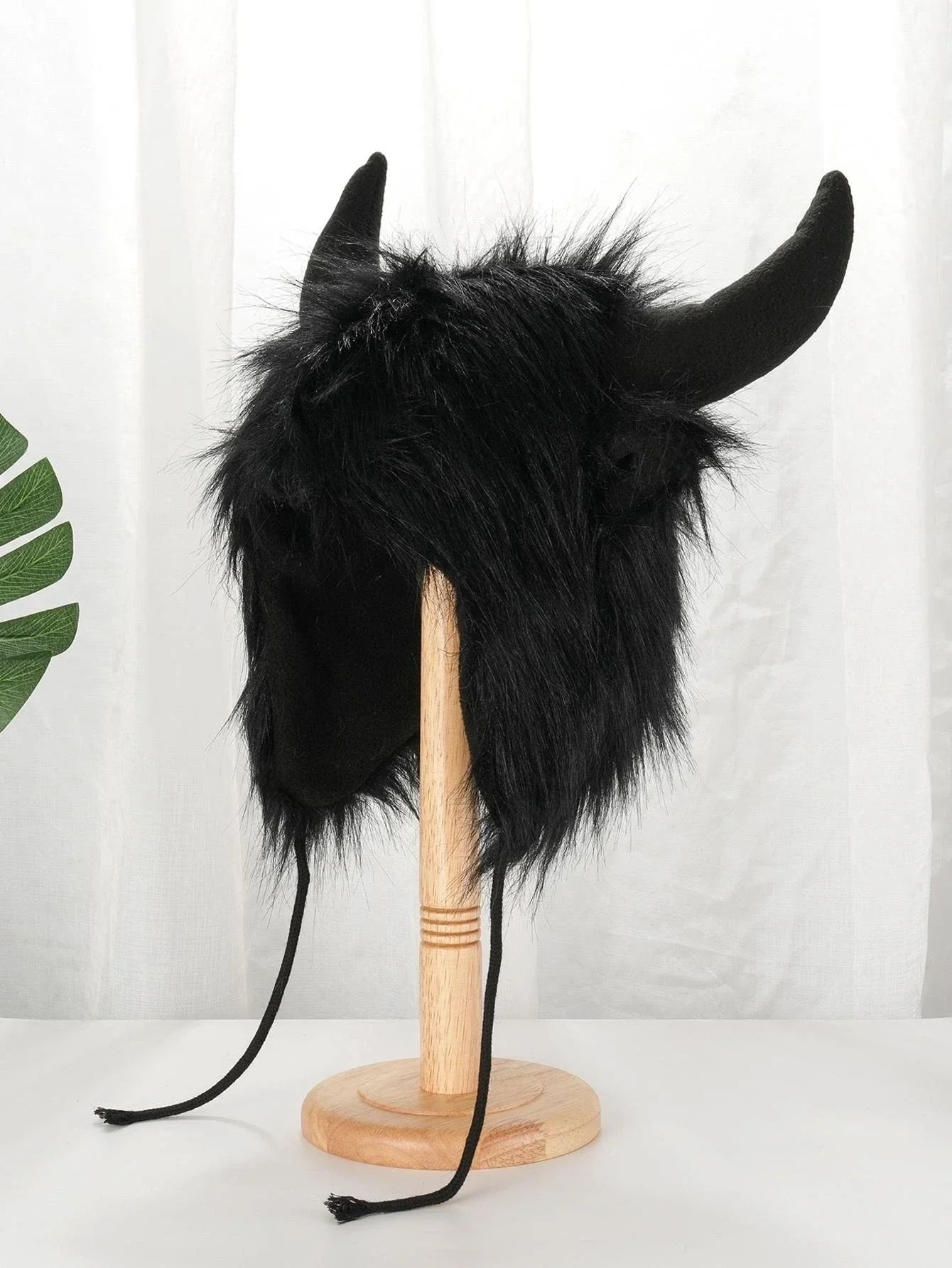 Premium Black Faux Fur Hat 57cm