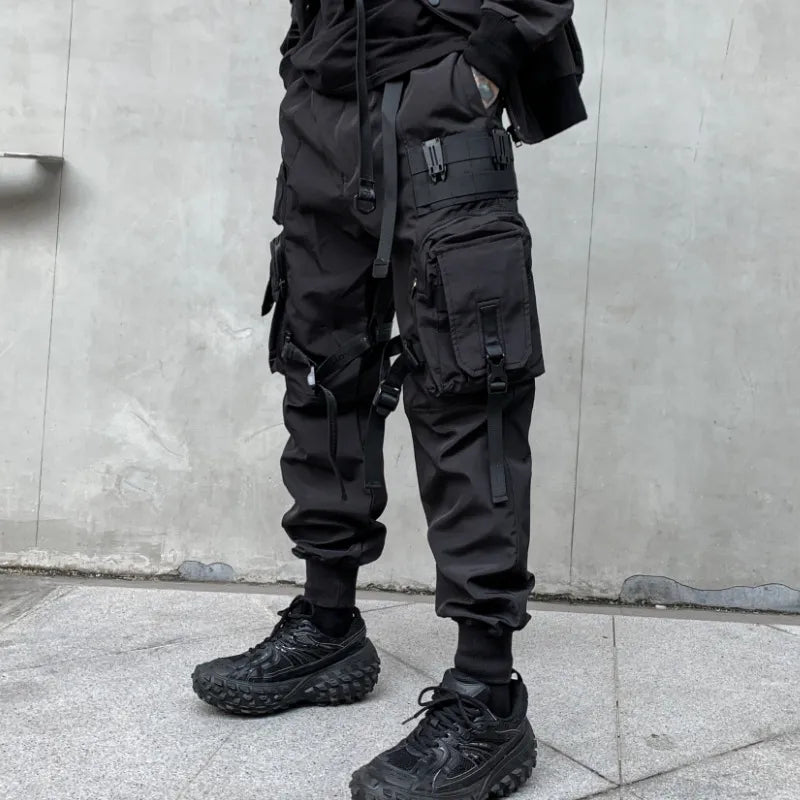 Black Cargo Pants for Men