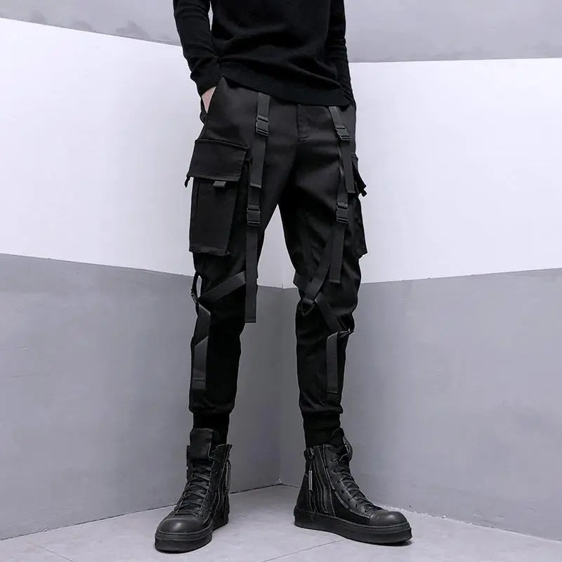 Classic Black Cargo Pants for Men