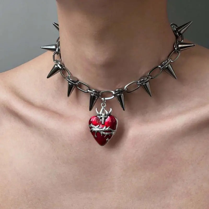 Silver Heart Pendant Necklace for Women Elegant Design